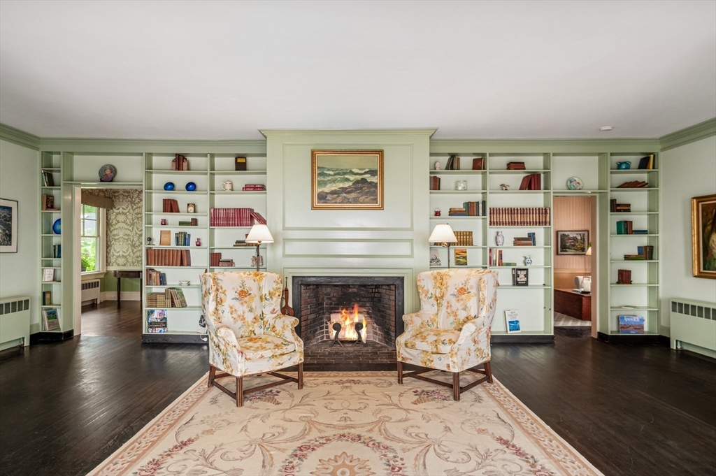 15 Brier Road Gloucester, MA 01930 - Photo 9 of 38 a living room with furniture and a fireplace