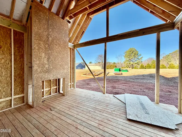 a view of outdoor space with seating space