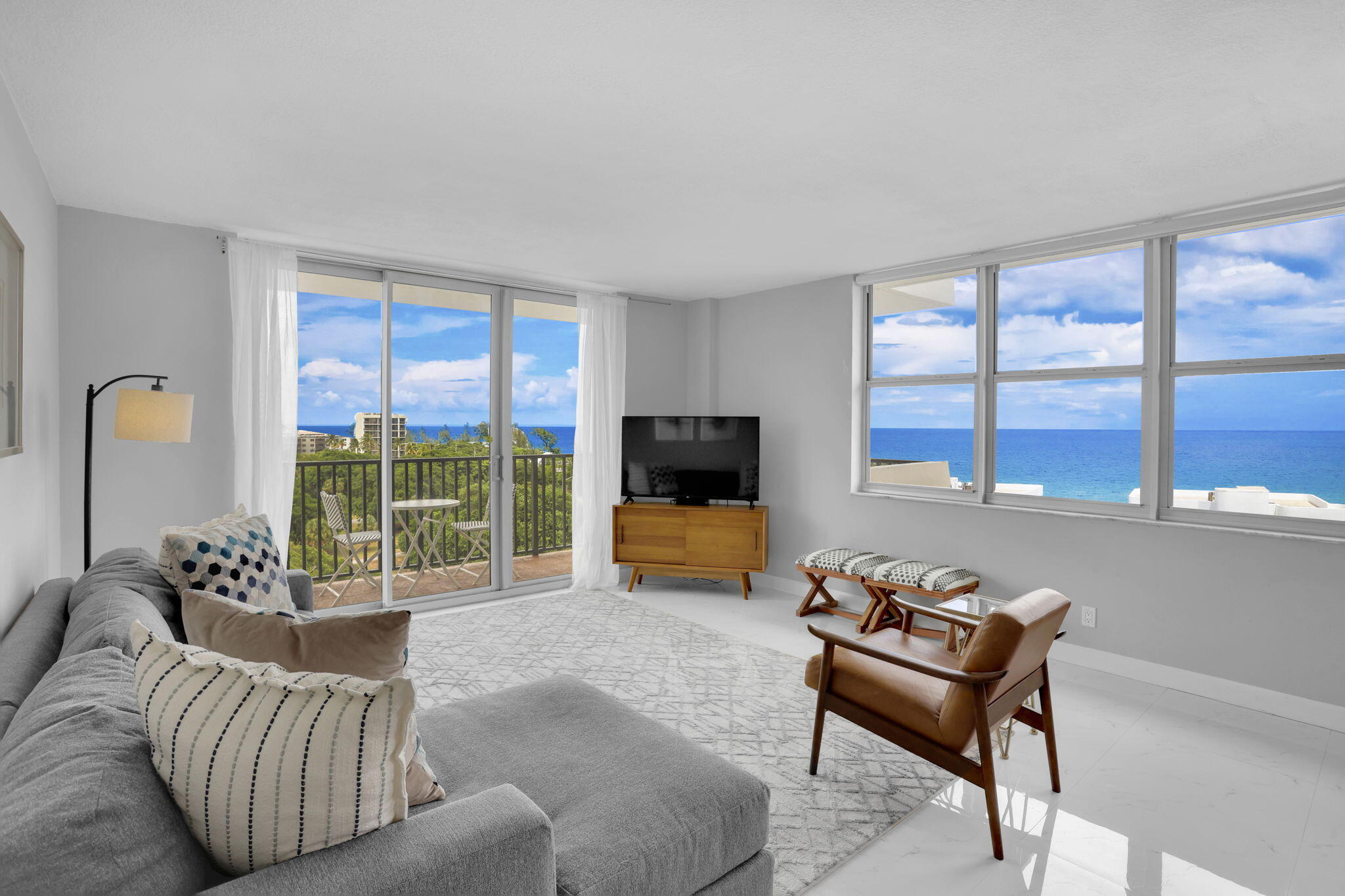 2121 North Ocean Boulevard, Unit 1008E Boca Raton, FL 33431 - Photo 10 of 25 Living Room