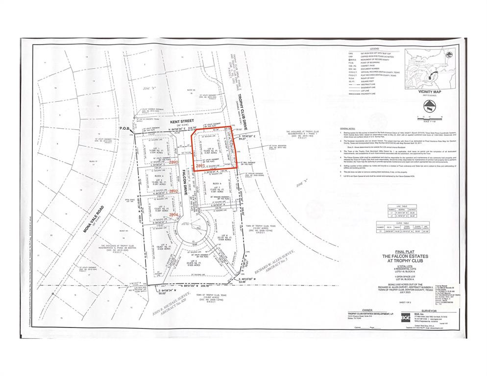 2893 Falcon Drive Trophy Club, TX 76262 - Photo 2 of 3 a black and white photo of a room