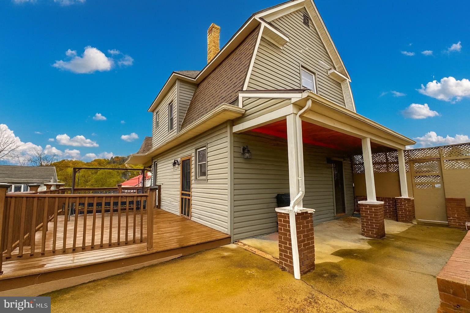 12812 New Row Rd N West Mount Savage, MD 21545 - Photo 30 of 32 a view of a house with a balcony