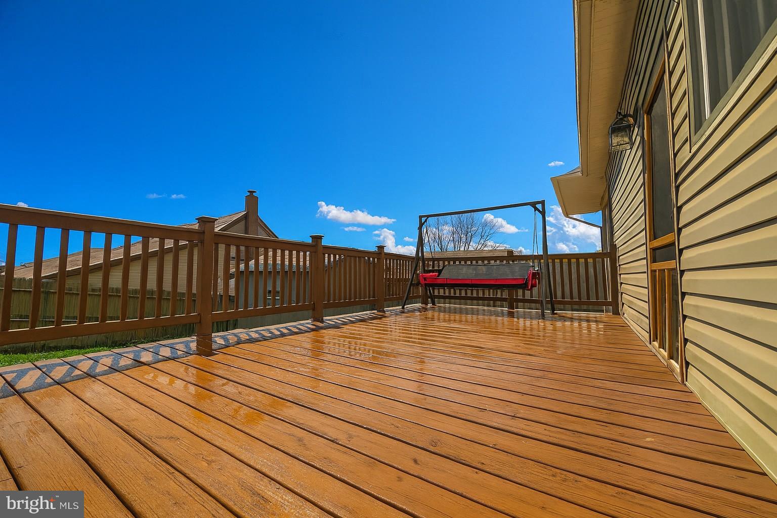 12812 New Row Rd N West Mount Savage, MD 21545 - Photo 31 of 32 a view of swimming pool with wooden deck