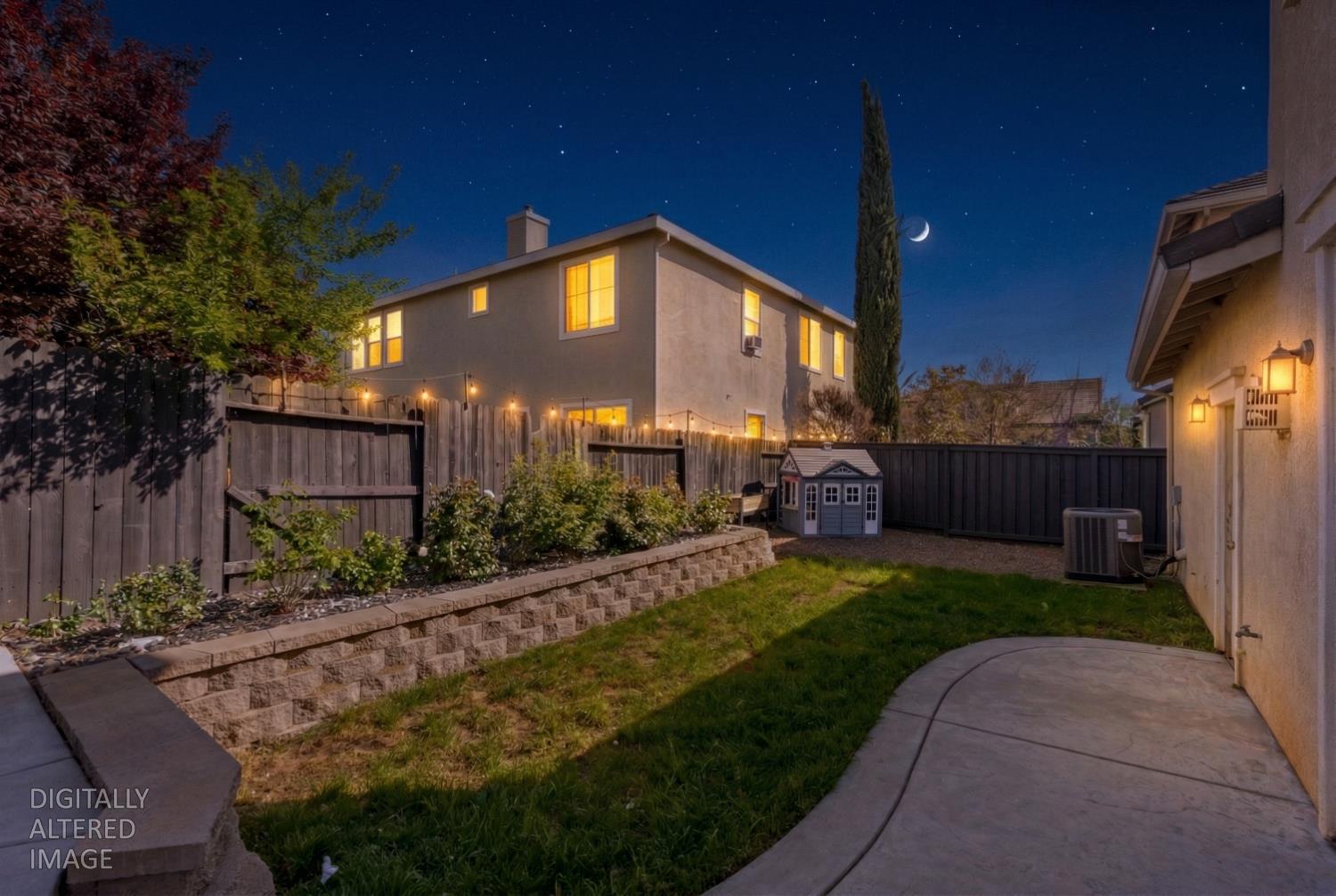11749 Dionysus Way Rancho Cordova, CA 95742 - Photo 45 of 56 a view of a house with a yard