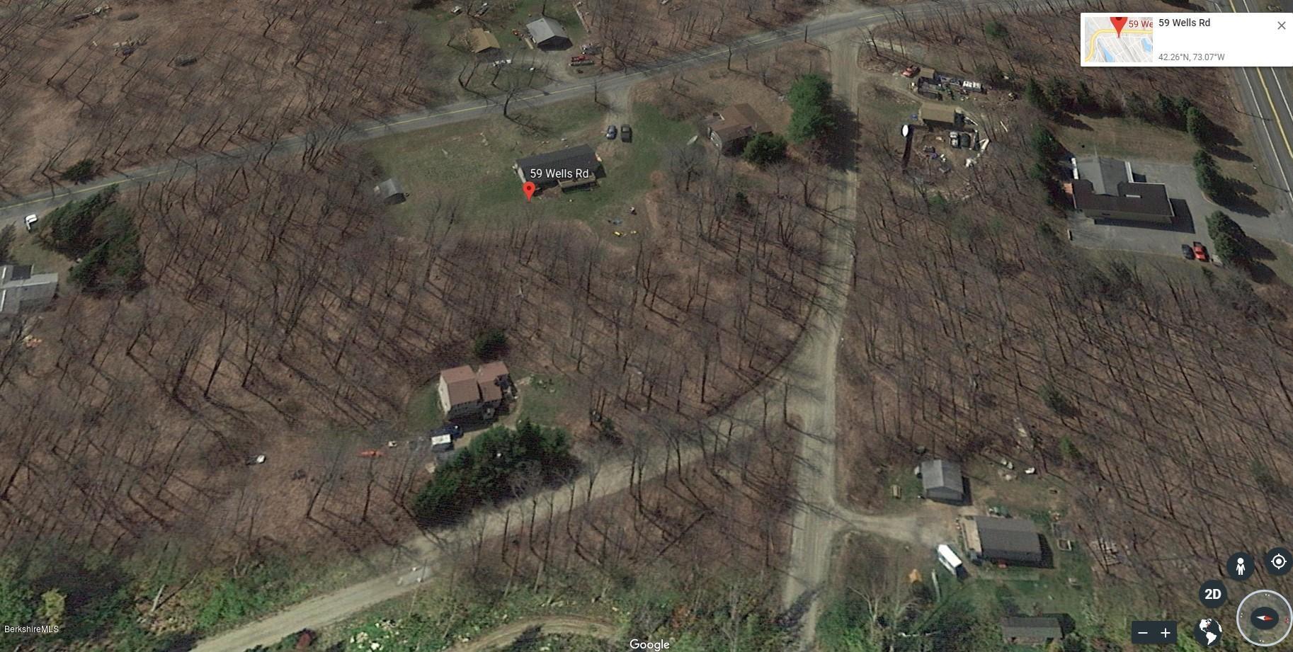 59 Wells Road Becket, MA 01223 - Photo 10 of 10 Google Earth Map
