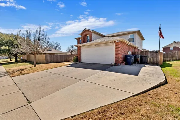 a view of a house with a patio