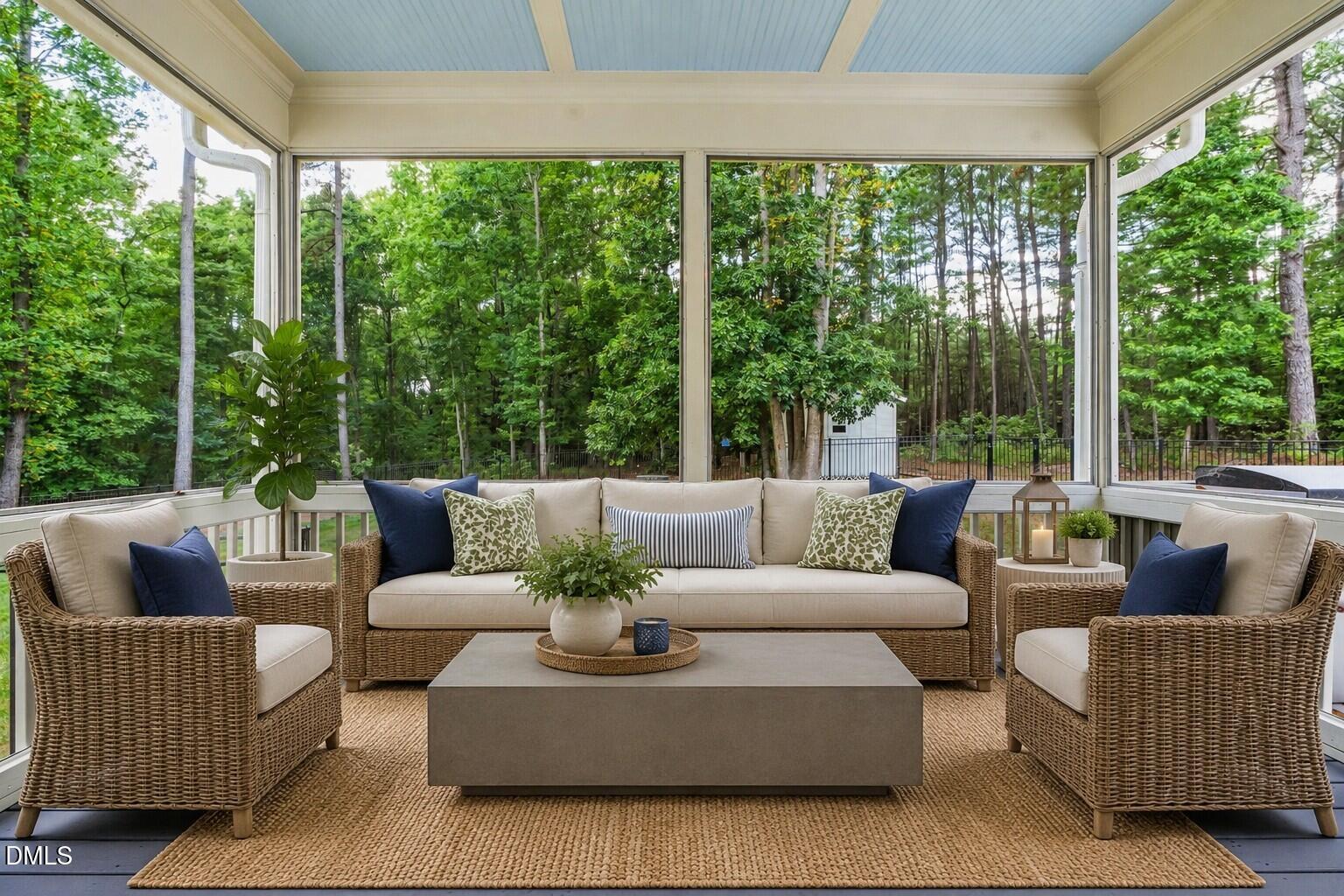 3804 Sleepy Brook Lane Raleigh, NC 27606 - Photo 5 of 99 Screened Porch - Enhanced Sleepy