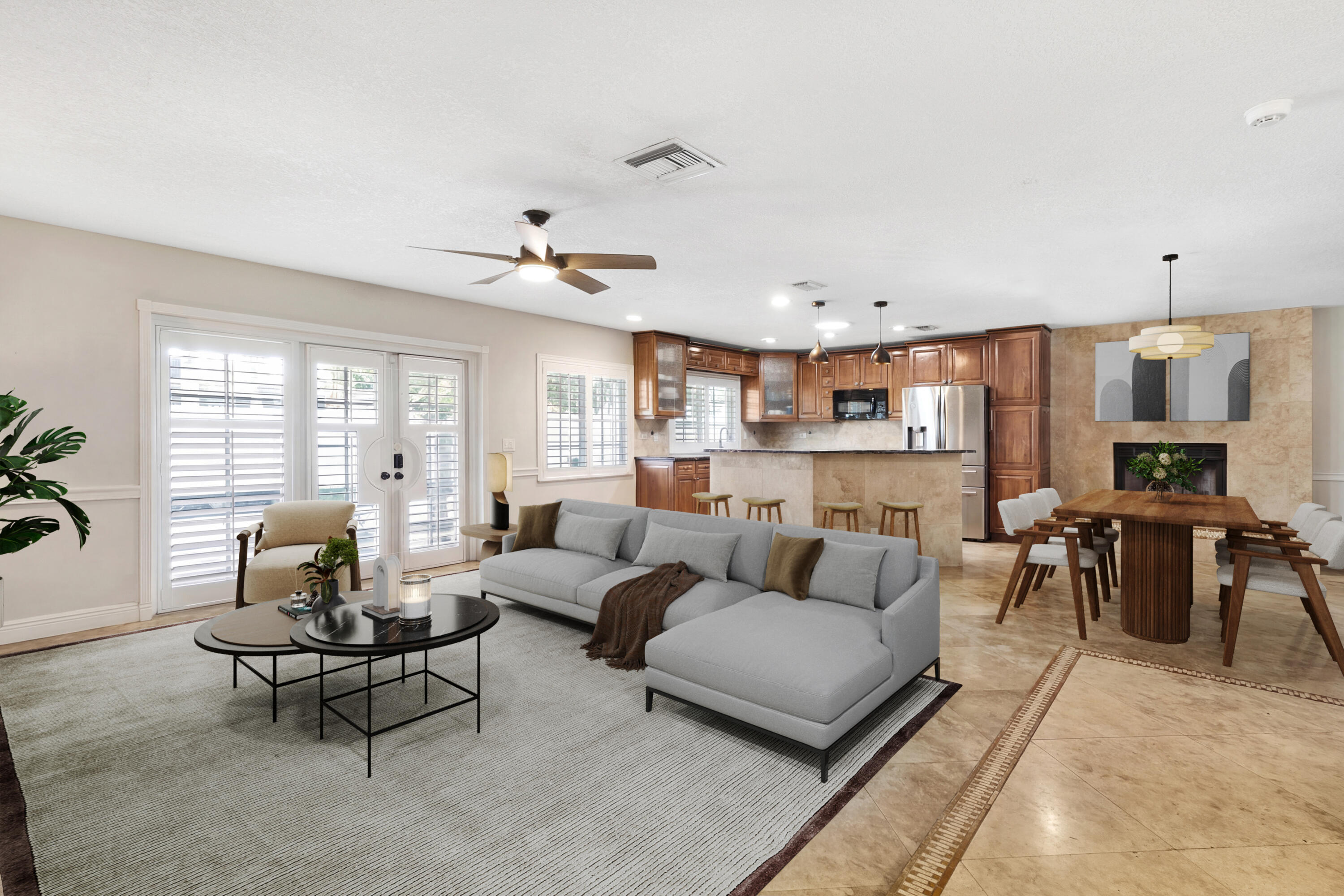 8017 Northwest 74th Terrace Tamarac, FL 33321 - Photo 6 of 32 LIVING_DINING_final