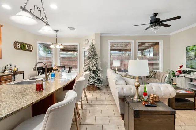 a very nice looking room with a large window