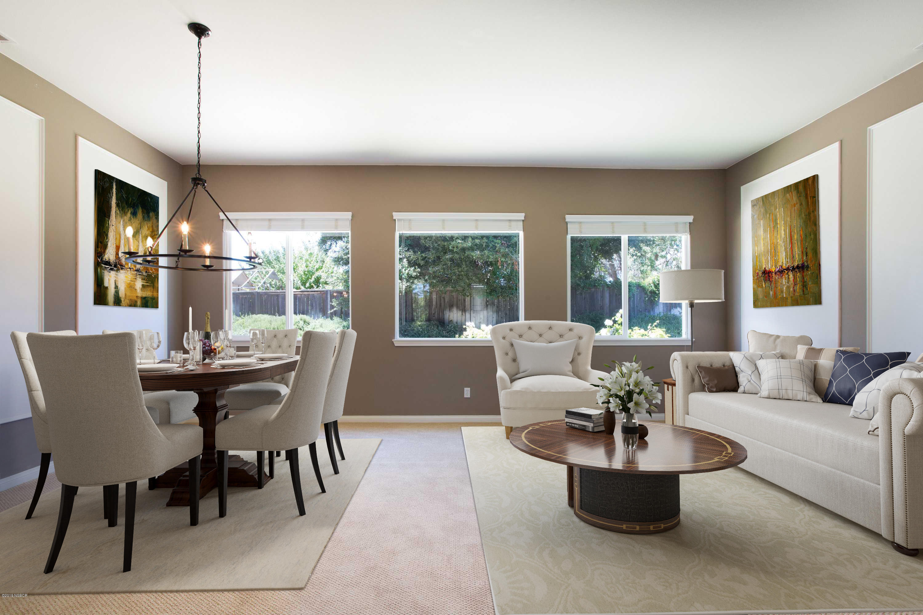 447 Quail Run Road Buellton, CA 93427 - Photo 7 of 33 Formal Dining_formal living_Final 02