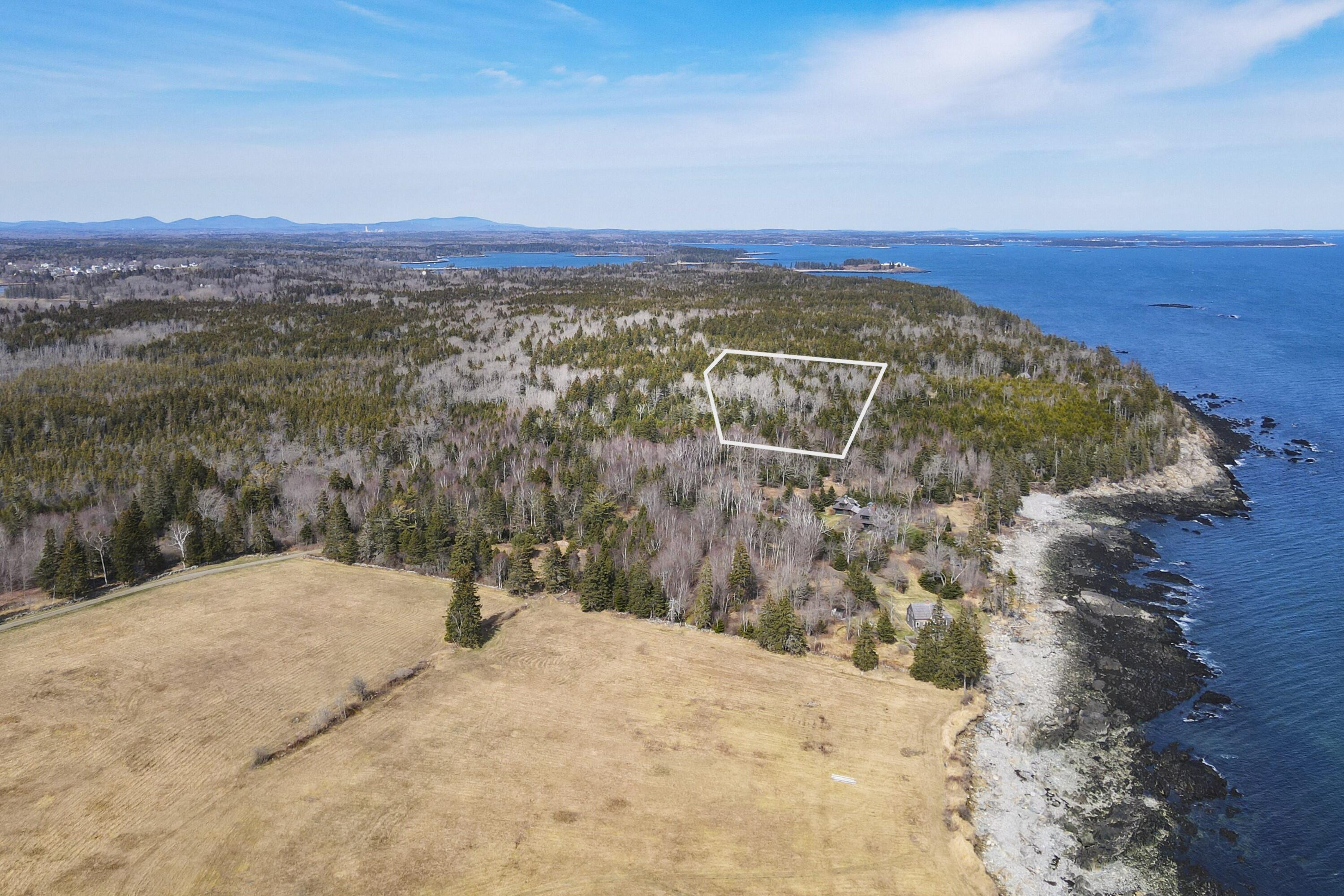 Lot C Lang Road Tenants Harbor, ME 04860 - Photo 2 of 26 35-LotC-LangRd-StGeorge- with lot lines