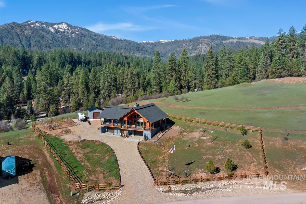 21 Open Road Garden Valley, ID 83622 - Photo 46 of 49 Overview of rural landscape featuring a forest and mountains