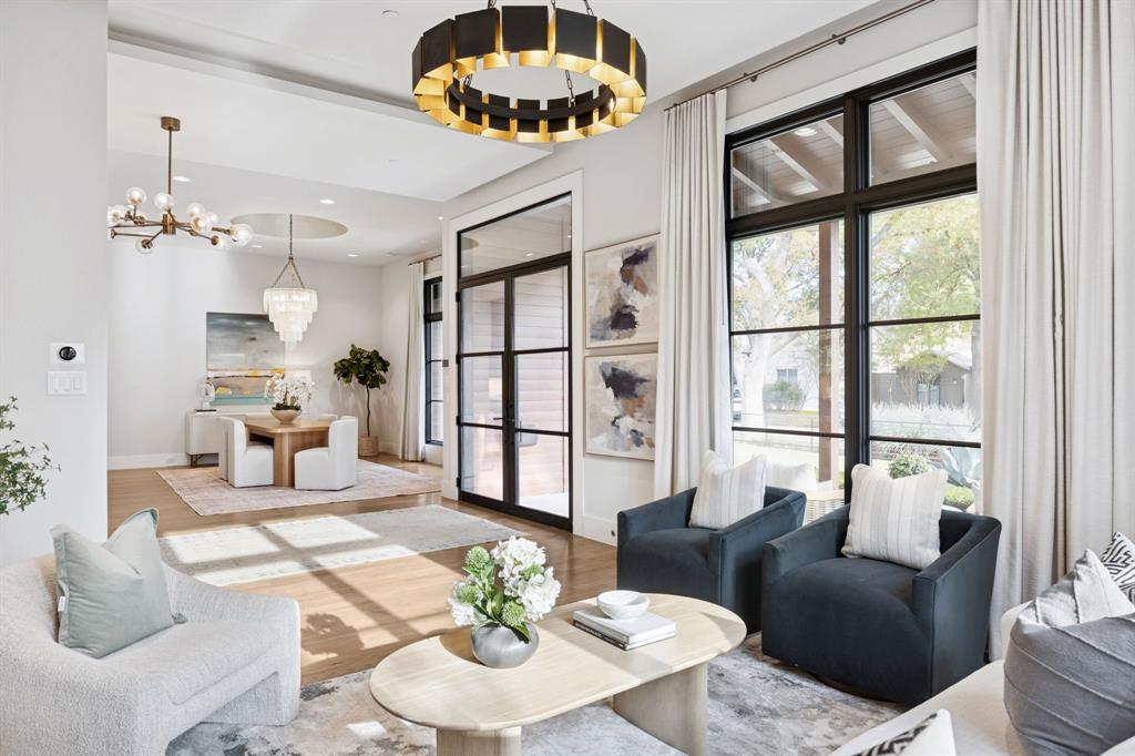 4447 Taos Road Dallas, TX 75209 - Photo 3 of 40 a living room with furniture and a large window