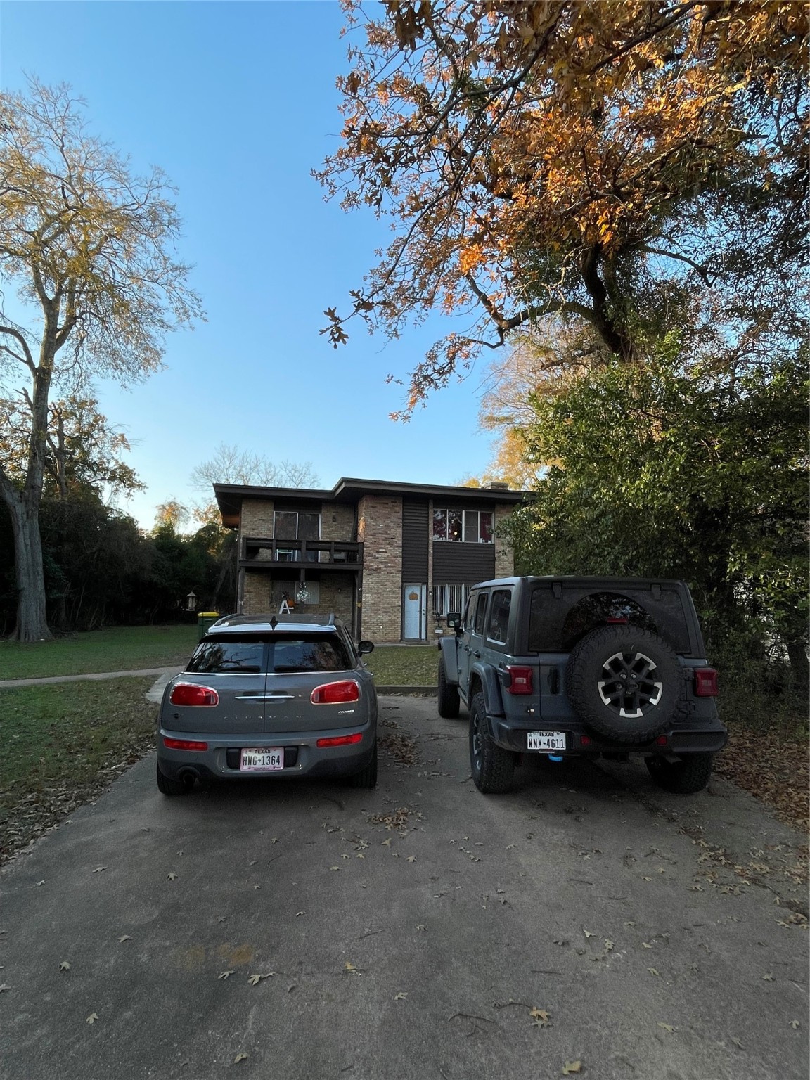 24 Daytona Lane Normangee, TX 77871 - Photo 7 of 26 One spot parking for each unit on a solid surface. There is one additional surface to the left.