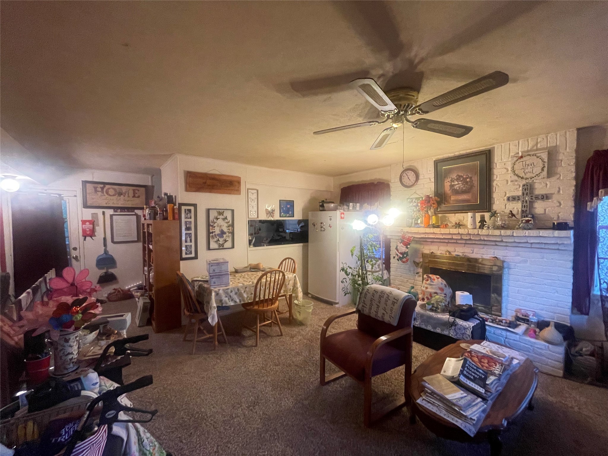 24 Daytona Lane Normangee, TX 77871 - Photo 9 of 26 Living/Dining area facing the kitchen.