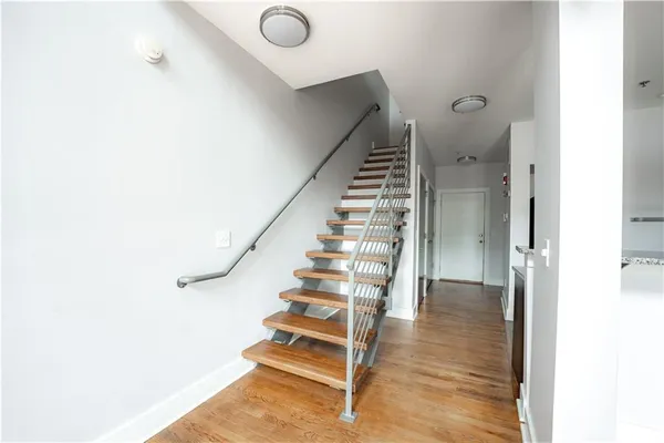 a view of front door