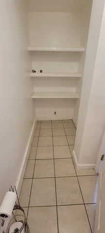 a close view of a utility room