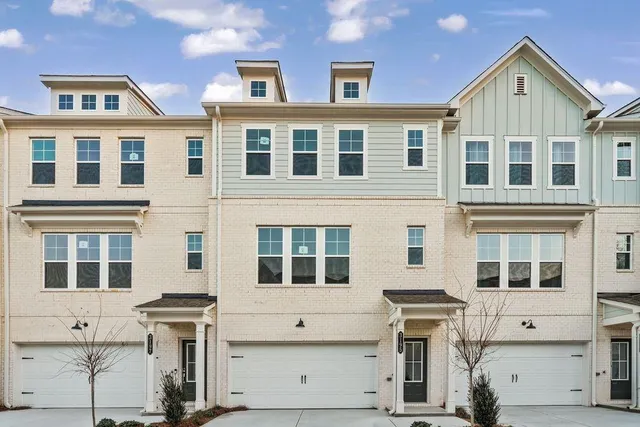 a view of building with a lot of windows