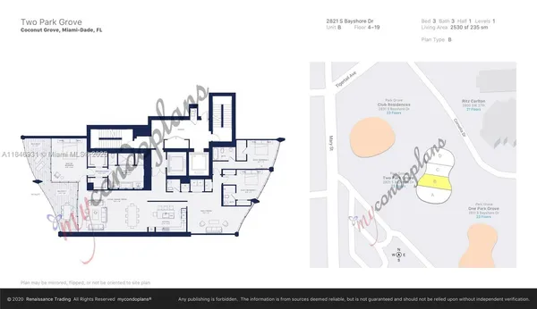 $35,000 | 2821 South Bayshore Drive, Unit 7B, Coconut Grove, FL 33133