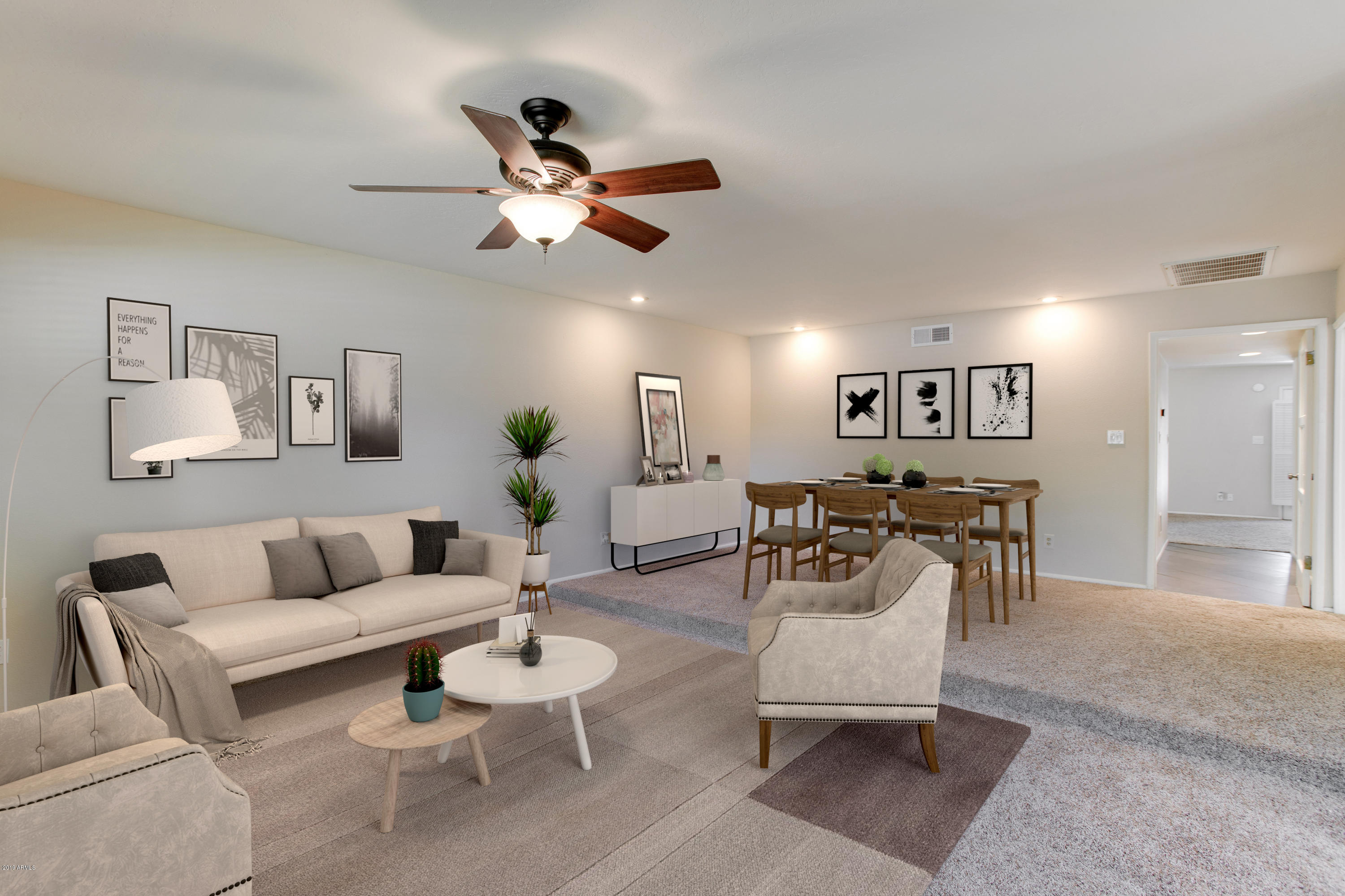 1309 West Ocotillo Road Phoenix, AZ 85013 - Photo 4 of 73 Living Room Virtual