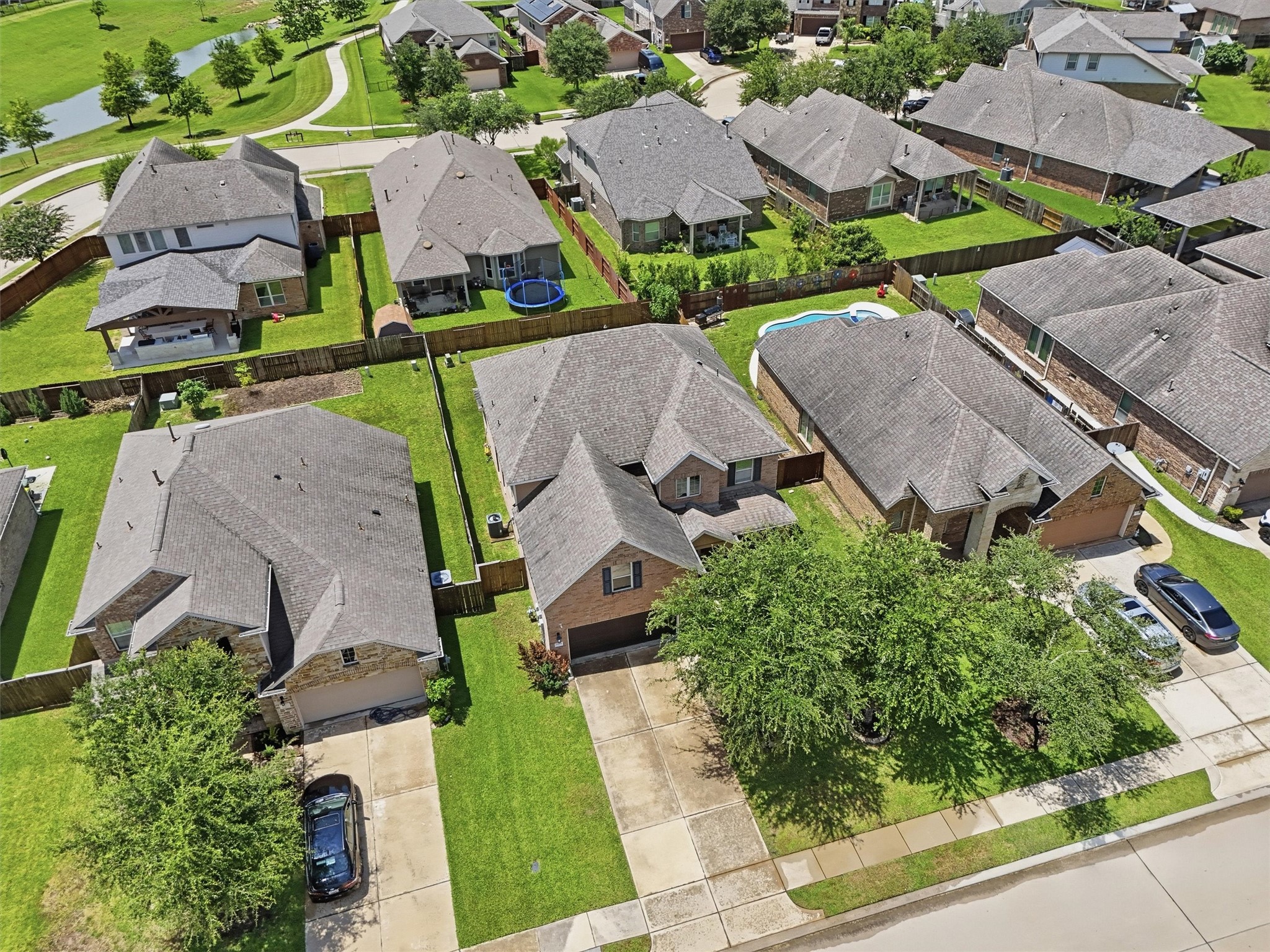 1908 Sunset Terrace Lane Pearland, TX 77089 - Photo 27 of 35 Aerial view of the property.