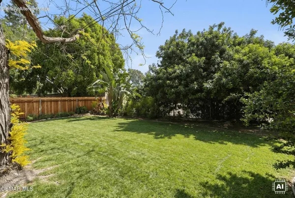 a backyard of a house