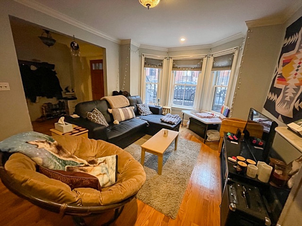 57 Dwight Street, Unit G Boston, MA 02118 - Photo 2 of 28 a living room with furniture and a flat screen tv