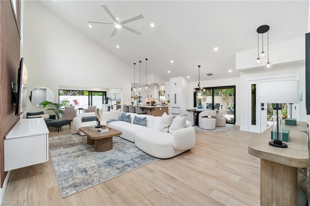 6804 Sand Pointe Circle Naples, FL 34108 - Photo 14 of 49 Cathedral ceiling and redesign of the space creates a