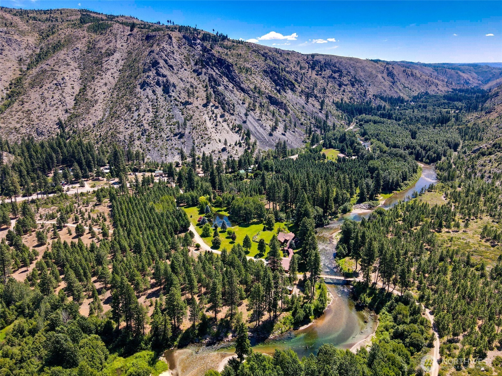 13537 Entiat River Road Entiat, WA 98822 - Photo 28 of 40 a view of a bunch of flowers and trees