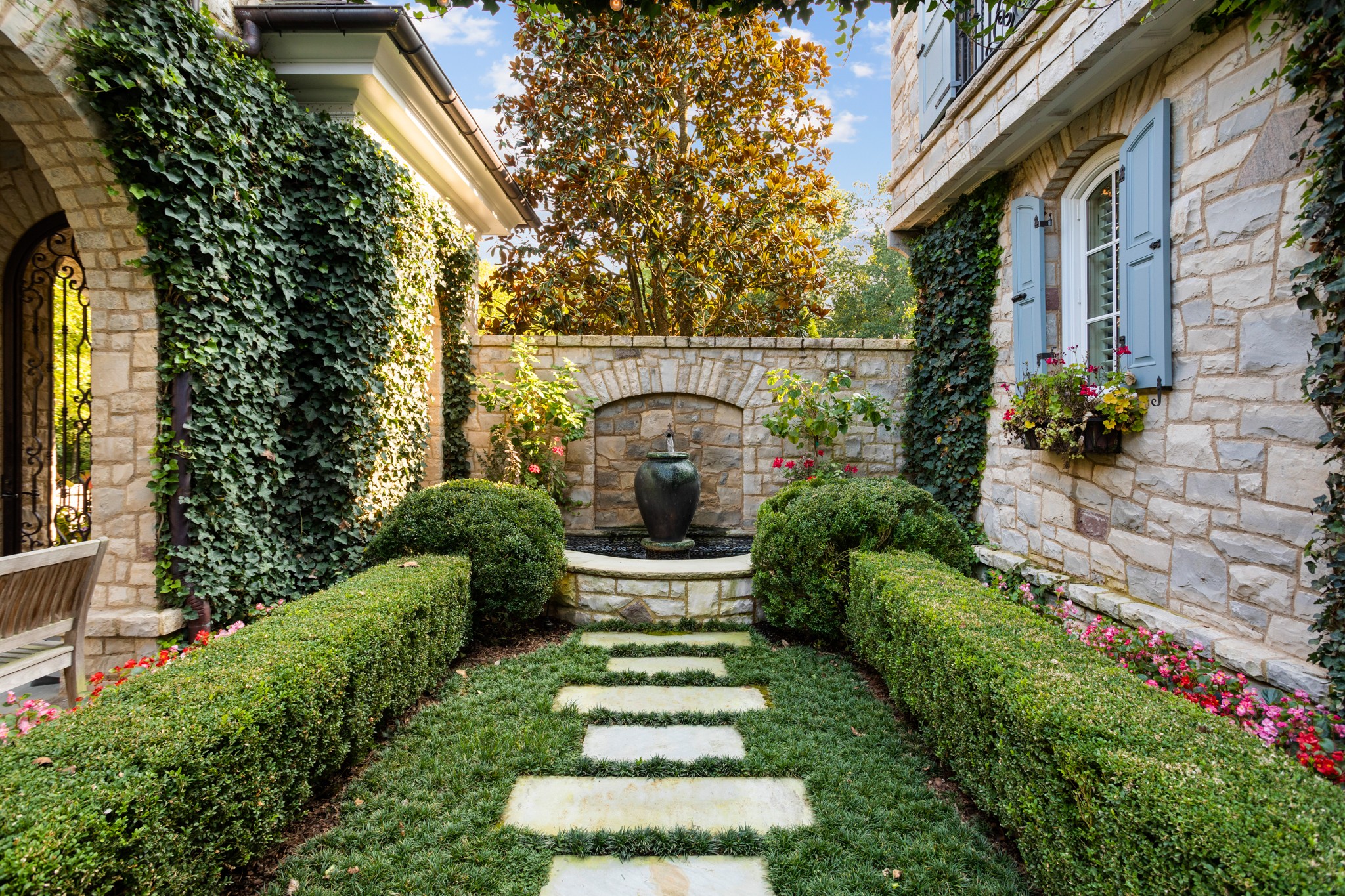 1710 Talbot Trail Franklin, TN 37069 - Photo 11 of 47 a front view of a house with a garden