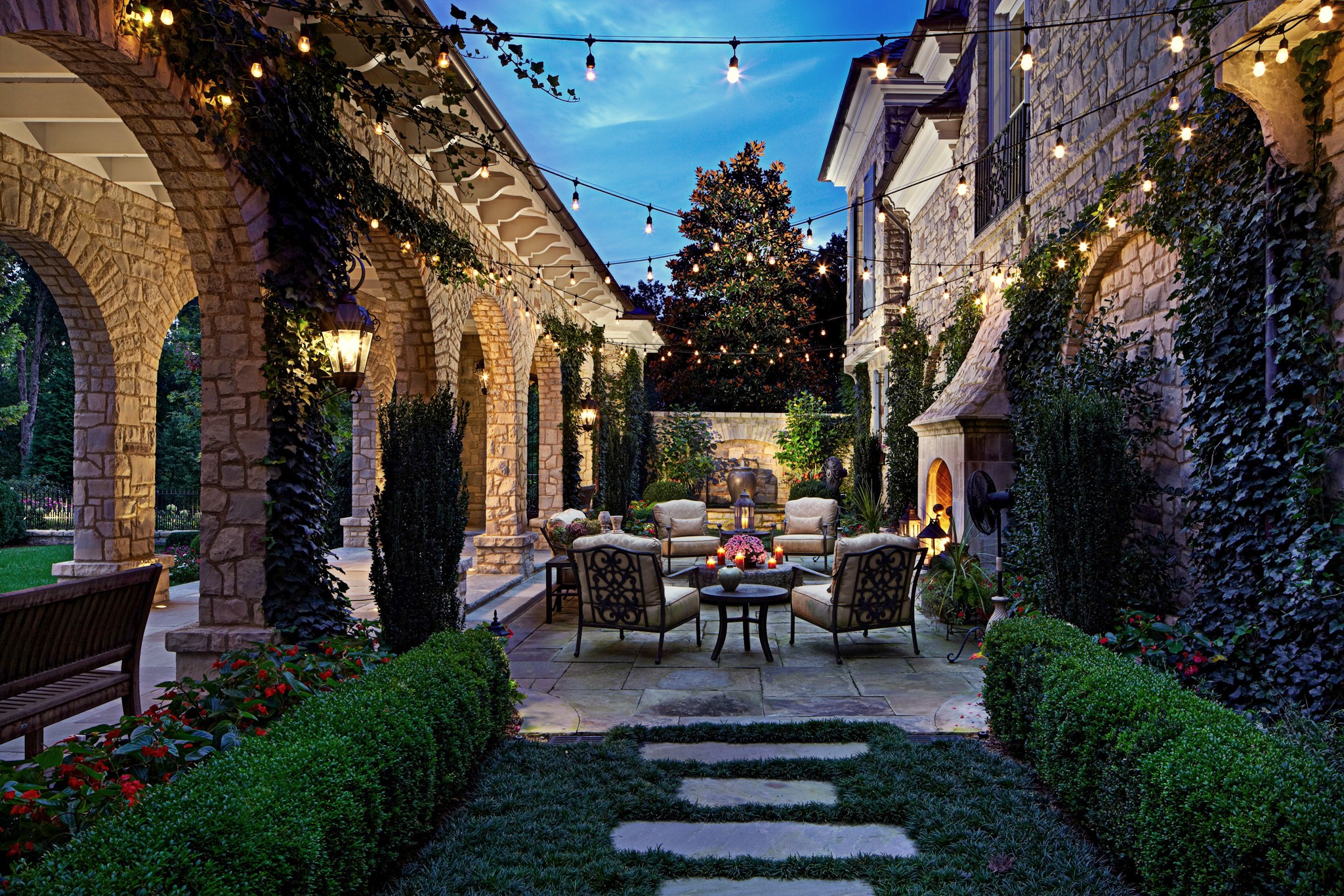 1710 Talbot Trail Franklin, TN 37069 - Photo 13 of 47 a building outdoor space with patio furniture and potted plants
