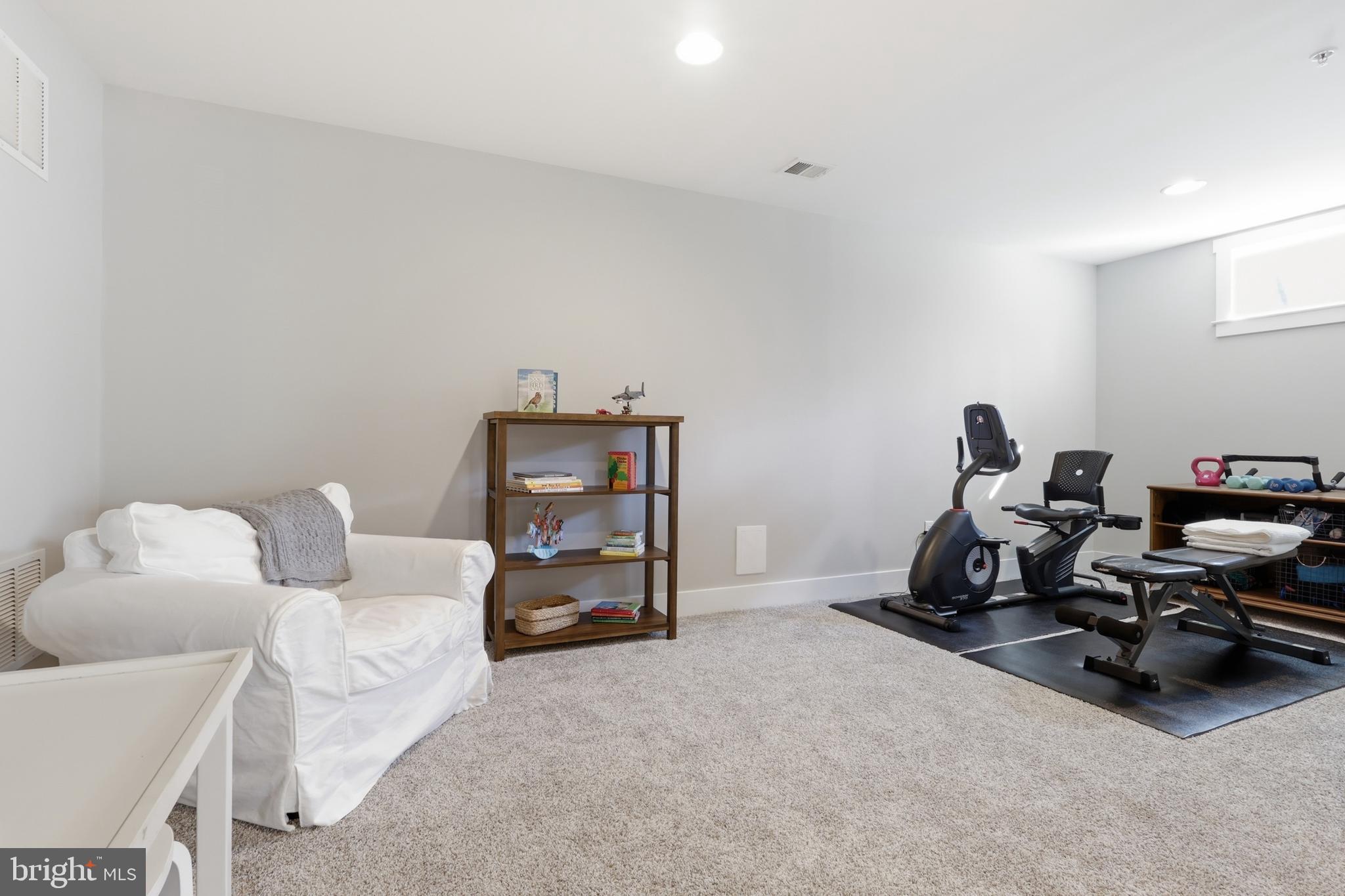 9206 Fernwood Road Bethesda, MD 20817 - Photo 32 of 43 basement gym area