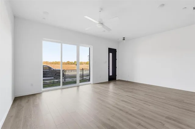 a kitchen with lots of counter top space