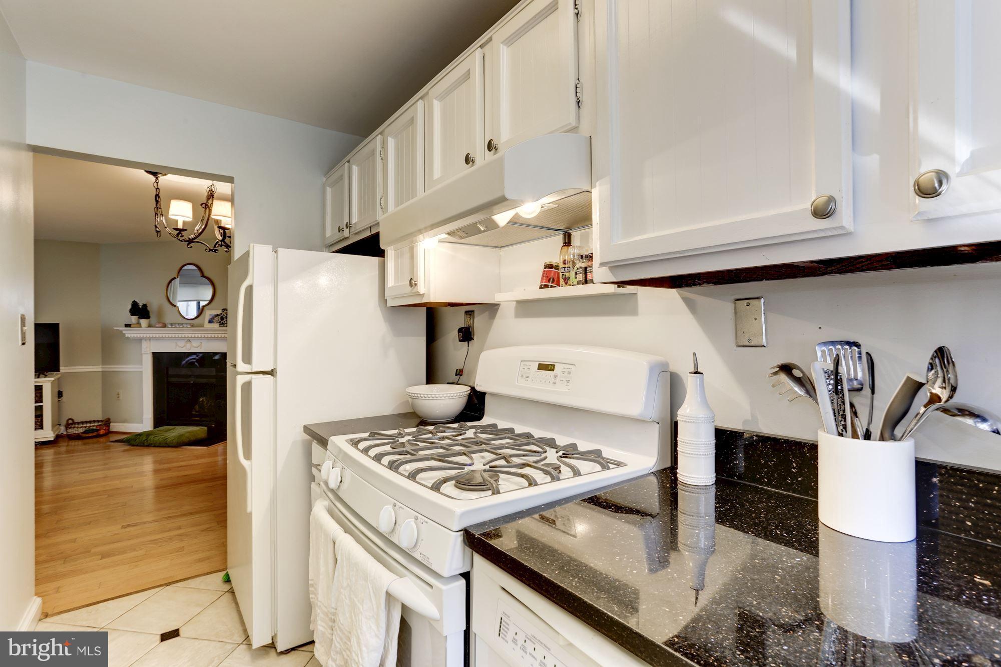 2604 Tunlaw Road Northwest, Unit 2 Washington, DC 20007 - Photo 11 of 25 a kitchen with stainless steel appliances granite countertop a sink and a stove