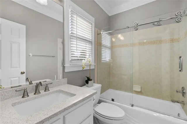 a view of a bathroom with a shower