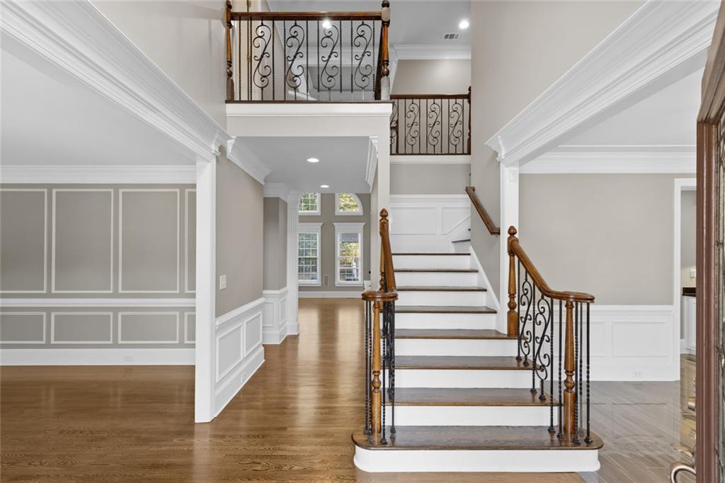 1225 Mobile Way Grayson, GA 30017 - Photo 8 of 51 a view of entryway and hall with wooden floor