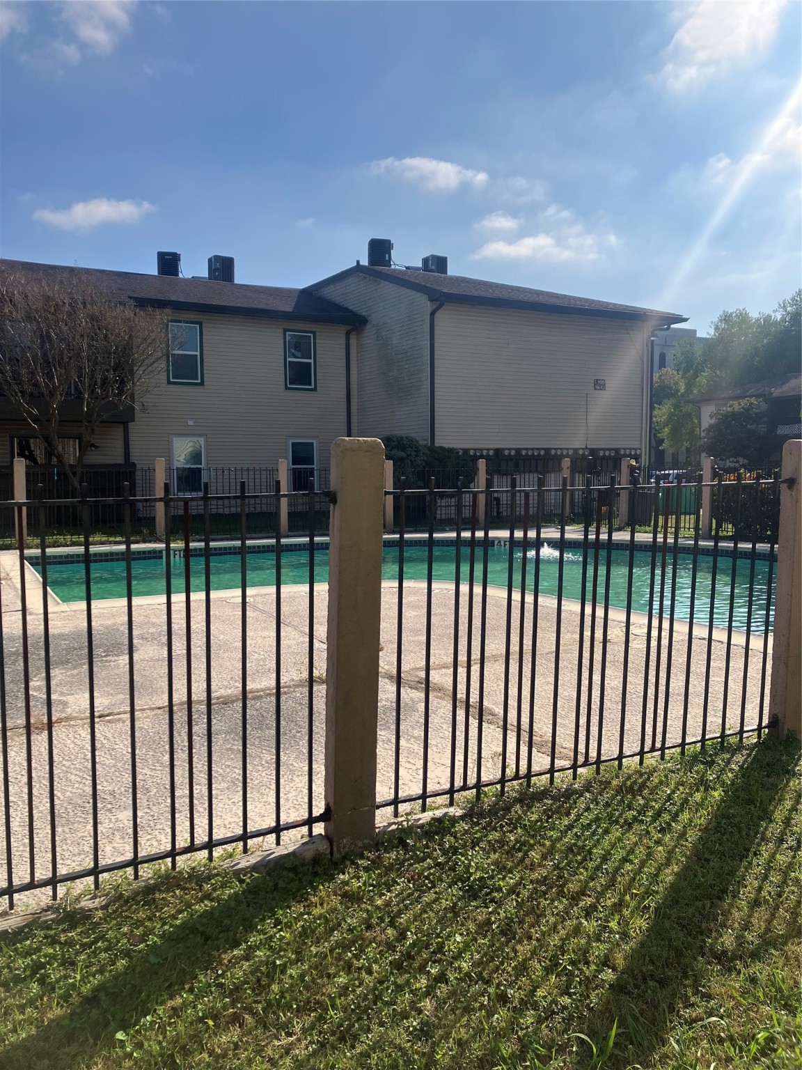 a front view of a house having yard