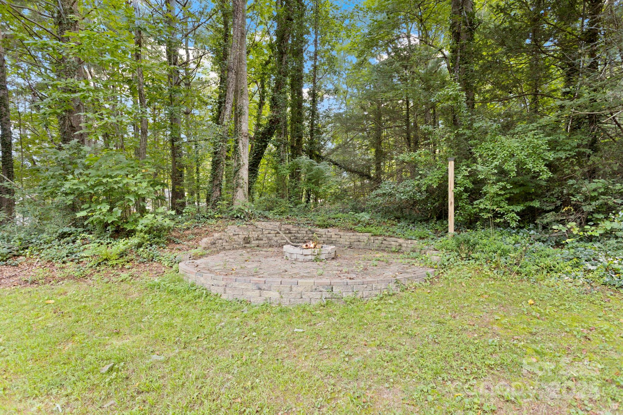 207 Mint Way Flat Rock, NC 28731 - Photo 23 of 27 a view of a backyard with trees