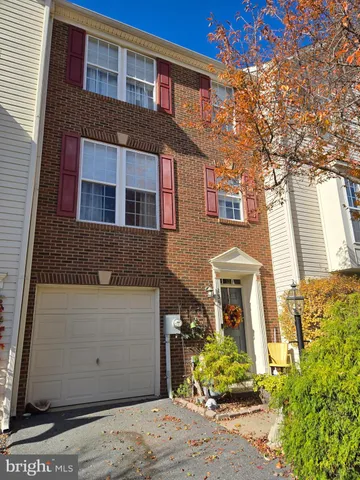 front view of a brick house