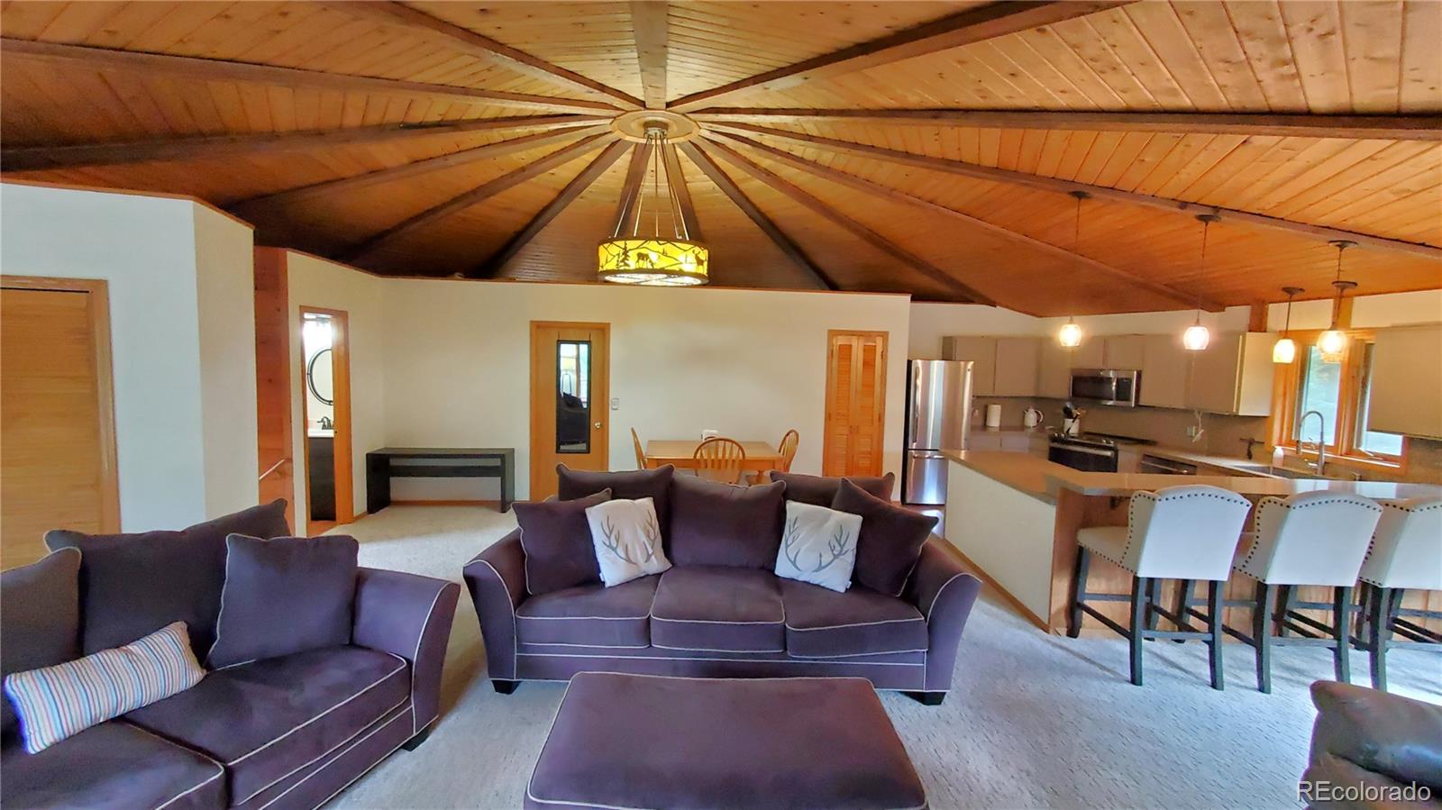 92 Scr 855 Breckenridge, CO 80424 - Photo 20 of 28 a dining room with furniture and a umbrella