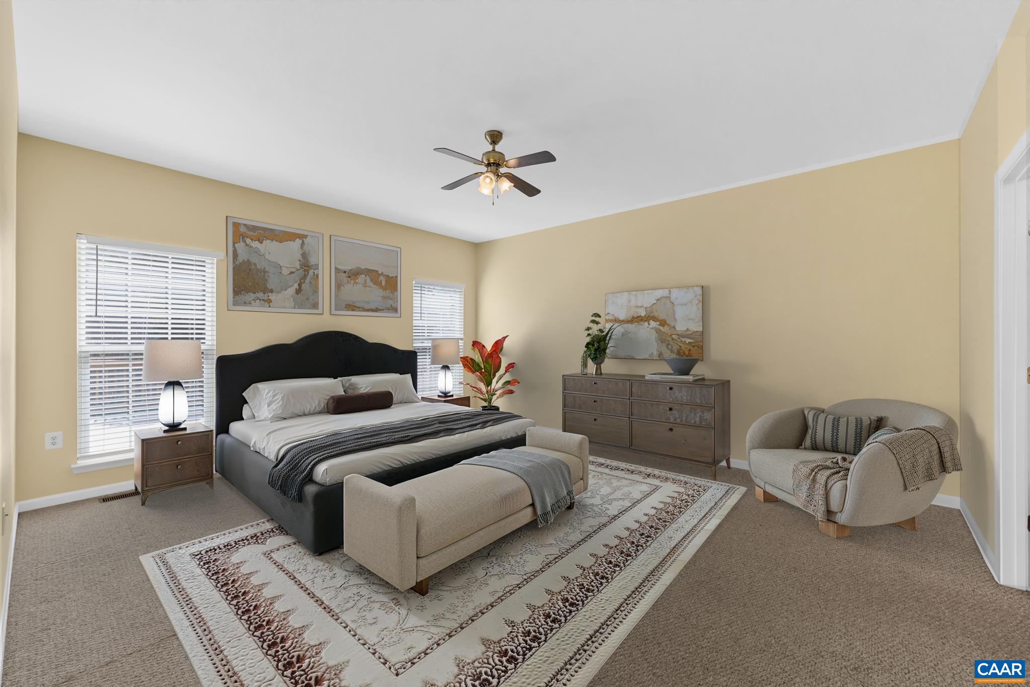 598 Mistland Trail Ruckersville, VA 22968 - Photo 29 of 69 This large primary suite has room for a king size bed, sitting area and more.