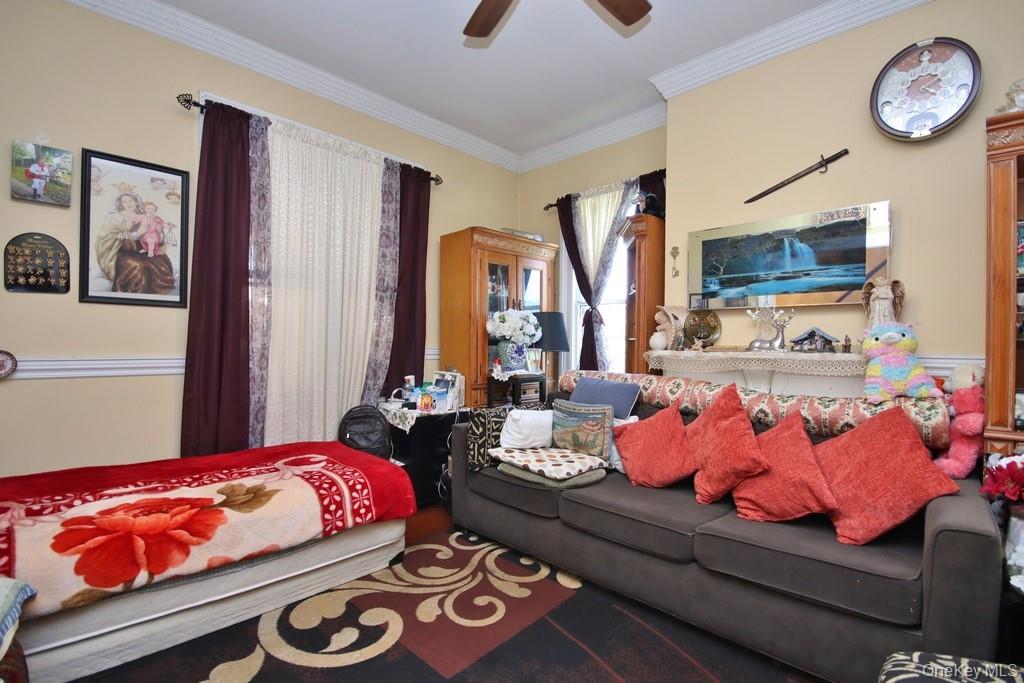 219 Spring Street Ossining, NY 10562 - Photo 6 of 19 Living Room has ceiling fan with light