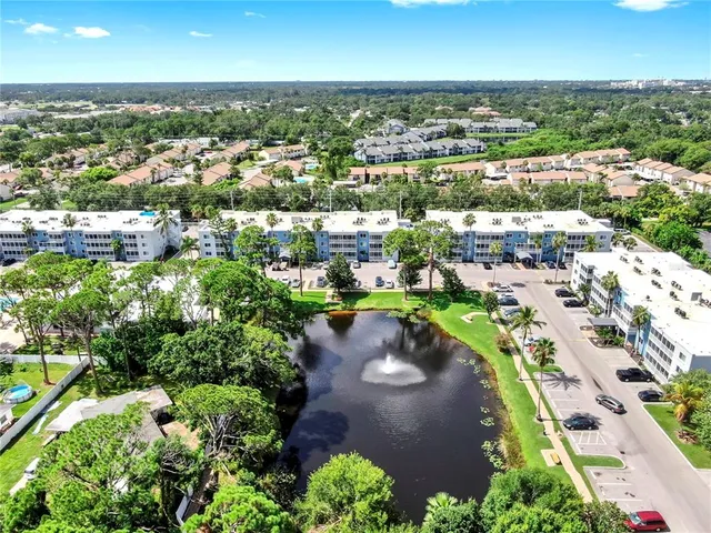 an aerial view of a city with lots of residential buildings