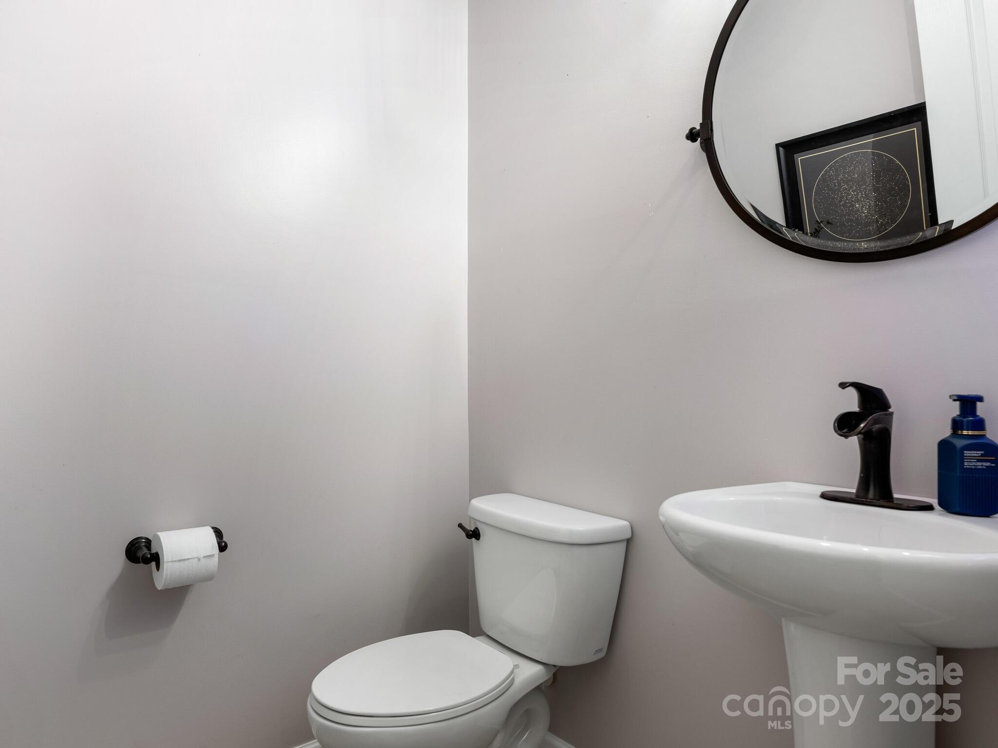 13118 Great Laurel Road Charlotte, NC 28227 - Photo 17 of 38 a bathroom with a toilet and a sink