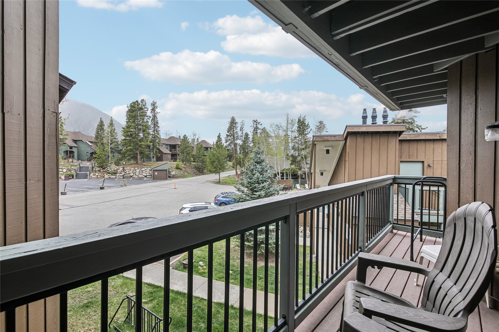 423 Wild Irishman Road, Unit 1008 1009 Keystone, CO 80435 - Photo 14 of 28 a view of city from a balcony