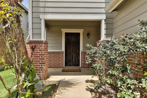 a view of wooden floor and a potted plant