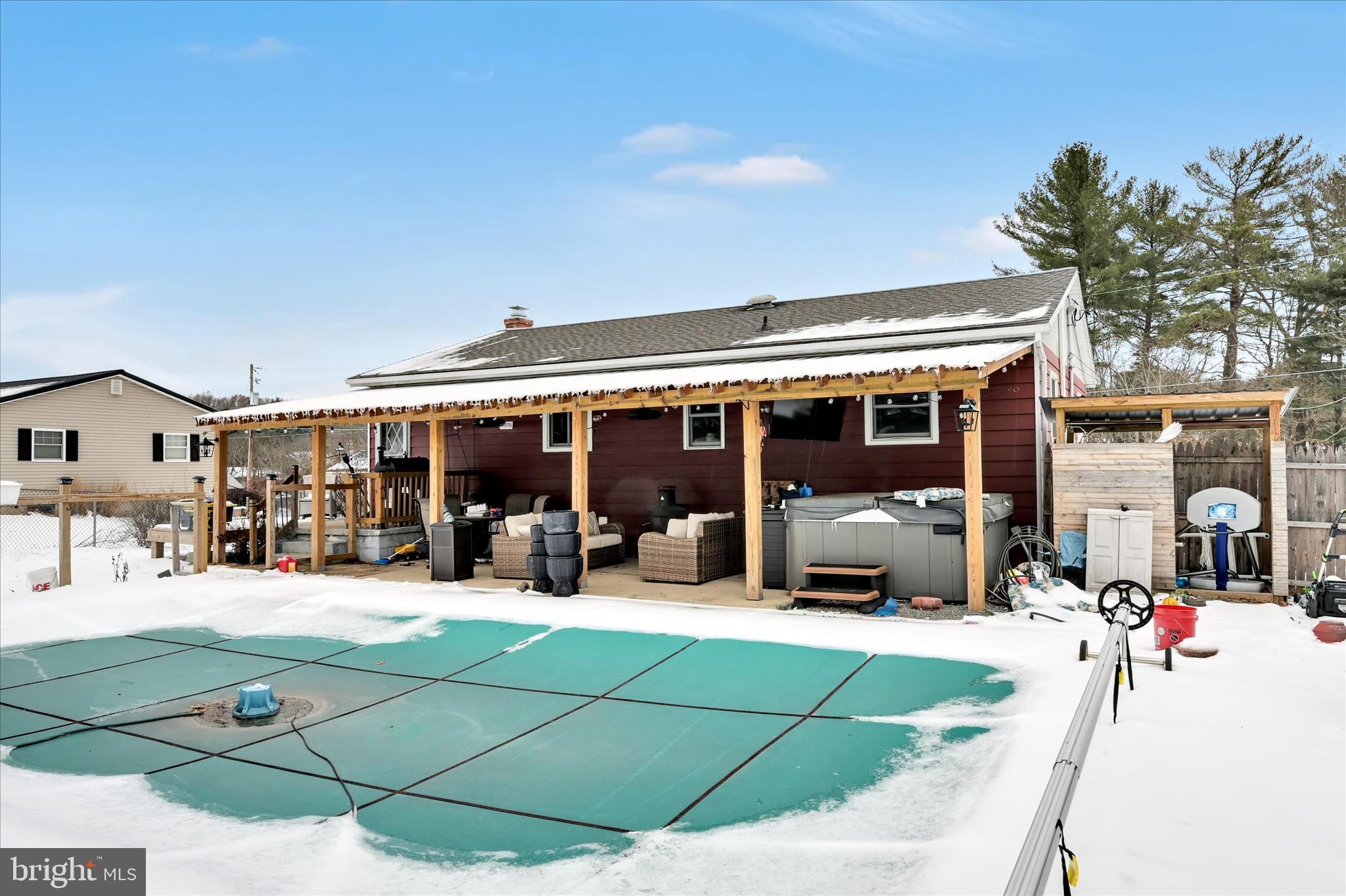 40 Long Stretch Road Pine Grove, PA 17963 - Photo 28 of 37 a view of a chair and tables in patio of the house