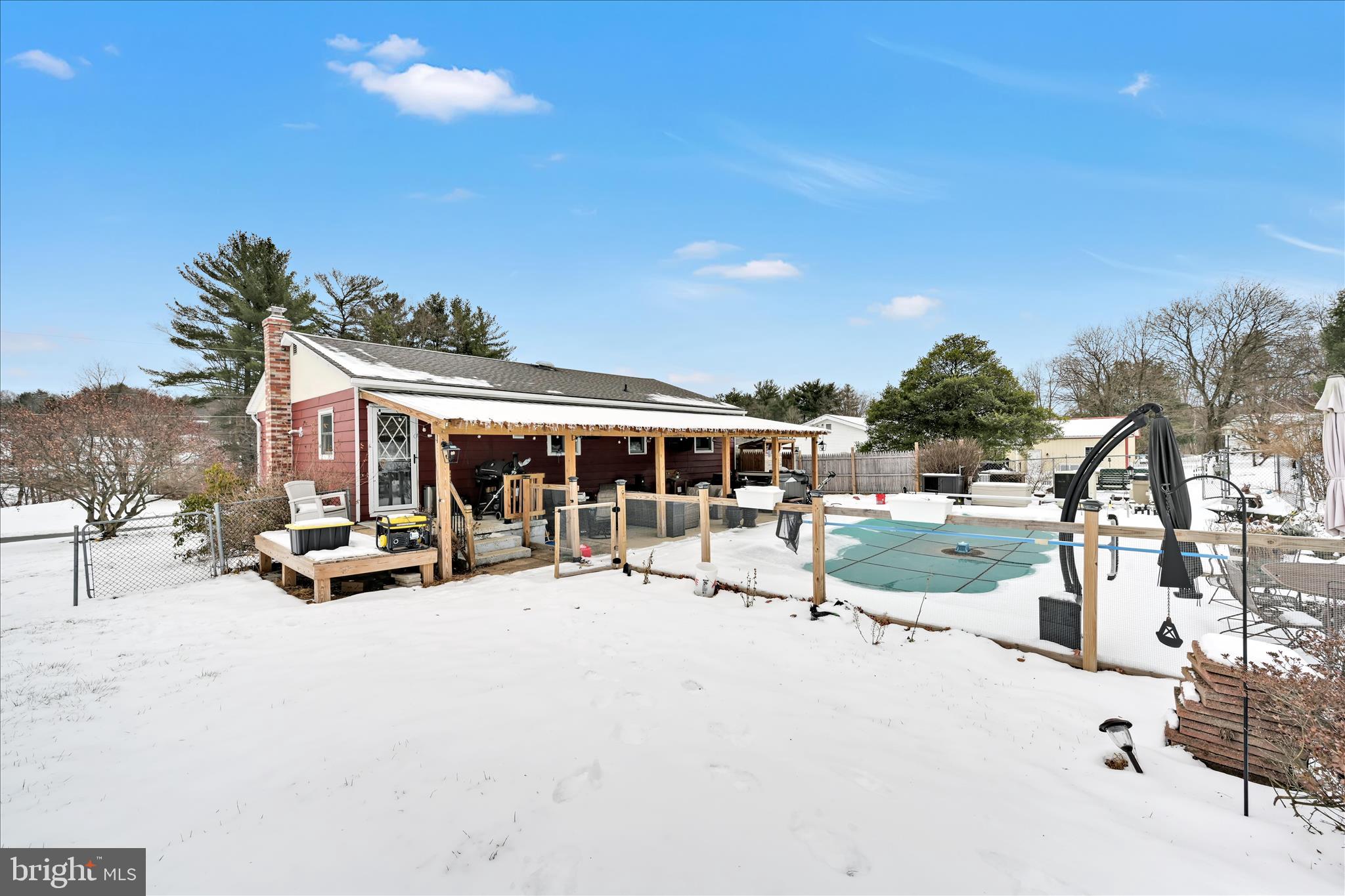 40 Long Stretch Road Pine Grove, PA 17963 - Photo 29 of 37 a view of a patio with swimming pool