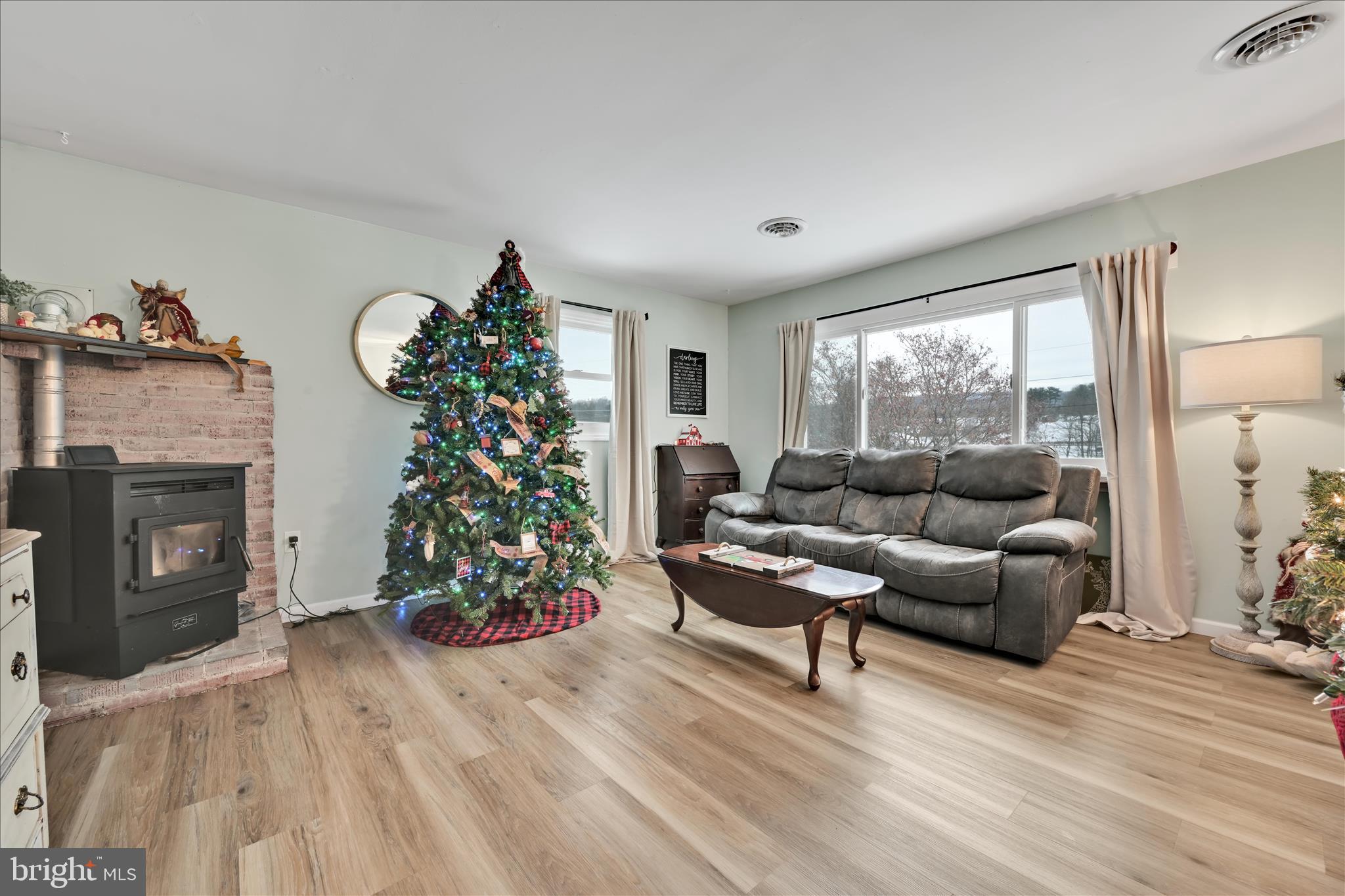 40 Long Stretch Road Pine Grove, PA 17963 - Photo 10 of 37 a living room with furniture and a fireplace