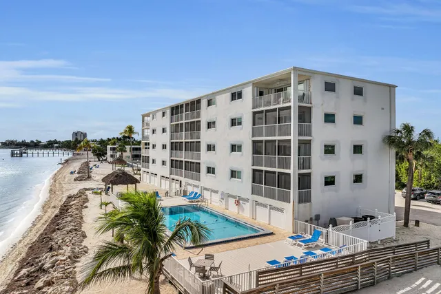 a front view of a building