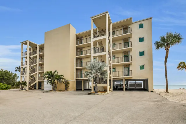 front view of building with a street